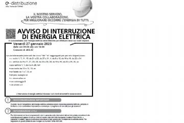 Interruzione Energia Elettrica