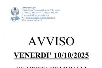 Chiusura Uffici per Corso di Formazione obbligatorio del personale